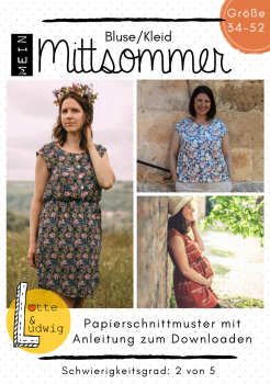 Lotte & Ludwig Papierschnittmuster Mein Mittsommer